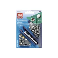Prym Druckknöpfe Camping 15 mm, 10 Stück - Detailfarbe: Silber