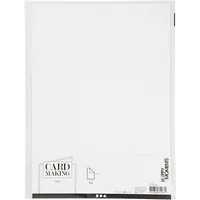 Creativ Company Bastelpapier 70 g, 20 Blatt, Weiss - Papierformat: A4 - Selbstklebend: Nein - Papierfarbe: Weiss - Papiertyp: Buntpapier - Mediengewicht: 70 g/m² - Verpackungseinheit: 20 Stück