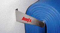 Airex Zubehör Wandhalterung zu Gymnastikmatte Ohne Ösen, 65 cm - Breite: 65 cm - Eigenschaften: Herstellungsort CH - Länge: 25 cm - Dicke: 10 cm - Farbe: Silber - Sportart: Fitness