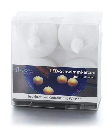 balthasar Schwimmkerzen LED Outdoor Weiss - Betriebsart: Batteriebetrieb - Fernbedienung: Nein - Aussenanwendung: Ja - Timerfunktion: Nein - Set: Nein - Durchmesser: 0.37 cm