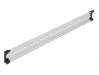 Delock Hutschiene/DIN Rail 35 x 7.5 mm, 50 cm aus Aluminium - Detailfarbe: Grau - Montage: Wand - Schaltschrank - Aufputz