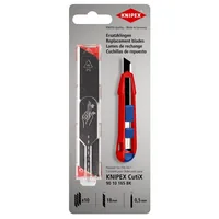 Knipex Ersatzklingen für CutiX Universalmesser 90 10 165 BK, 10 St. - Set: Nein - Funktionen: Universal - Typ: Ersatzklingen