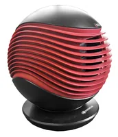 Sonnenkönig Keramik-Heizer  Havanna 1500 W - Detailfarbe: Rot - Schwarz - Leistungsaufnahme Betrieb: 1500 W - Thermostat: Nein - Ausstattung: Fernbedienung - Timer - Überhitzungsschutz - Montagemöglichkeiten: Freistehend - Heizart: Heissluftgebläse