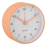 KARLSSON Klassischer Wecker Circus Rings Peach orange - Funktionen: Weckfunktion - Ausstattung: Zeit - Hintergrundbeleuchtung - Displaytyp: Kein Display - Detailfarbe: Hellorange - Funksignal: Nein - Betriebsart: Batteriebetrieb