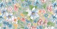 d-c-fix Designfolie Romantic - Breite: 45 cm - Länge: 2 m - Detailfarbe: Mint - Rosa - Mehrfarbig - Blau - Anwendungszweck Folie: Wand - Möbel - Klebehaftung: Selbstklebend