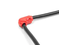 DELOCK Kabel Clips zum Abwinkeln 8 Stück rot