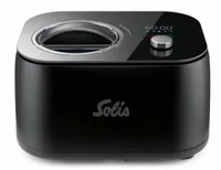 Solis Ice Dream Machine SEV Typ 8505 12 kg/24h - Detailfarbe: Schwarz - Leistungsaufnahme Betrieb: 120 W - Festwasseranschluss: Nein - Wassertank: 1 l - Eisproduktion 24h: 12 kg