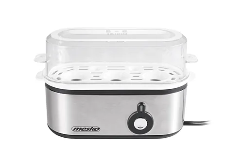 Mesko Home MS 4485 egg cooker 3 egg(s) 210 W Black, Silver, Transparent
