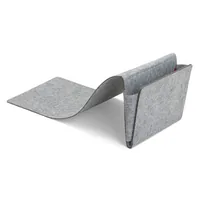 Kikkerland Aufbewahrungsbox für das Sofa aus Filz - Materialtyp: Textil - Material: Filz - Produkttyp: Aufbewahrungstasche - Detailfarbe: Grau