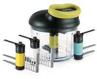 Tefal Hacker Ingenio mit 4 Einsätzen Schwarz - Gerätetyp: Zerkleinerer - Detailfarbe: Schwarz - Spülmaschinenfest: Ja - Material: Kunststoff