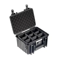 B&W Outdoor Case Type 2000 schwarz mit Schaumstoff Inlay