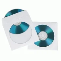 1x50 Hama CD-ROM-Papierhüllen weiss                      62671