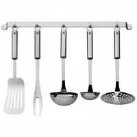 WMF Küchenutensilien Profi Plus Set 6-teilig - Detailfarbe: Silber - Spülmaschinenfest: Ja - Material Küchenhelfer: Cromargan