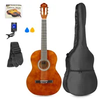MAX Music 173.208 guitar Acoustic guitar Classical 6 strings Brown