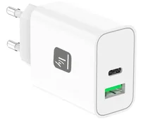 Techly IPW-USB-30WACG mobile device charger Universal White AC Fast charging Indoor