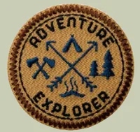 Mono-Quick Aufbügelbild Adventure Explorer 1 Stück - Breite: 5.3 cm - Länge: 5.3 cm - Motiv: Abenteuer - Anzahl Stück: 1 Stück