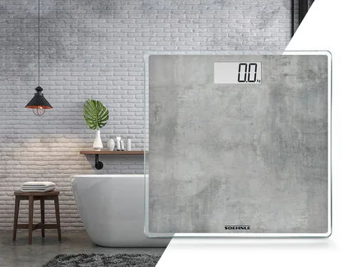 Soehnle Style Sense Compact 300 Square Grey Electronic personal scale