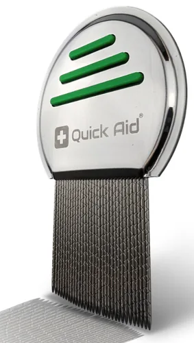 Quick Aid Läuse- und Nissenkamm 1 Stück - Bürstentyp: Läusekamm - Ionentechnologie: Nein - Borstenmaterial: Metall