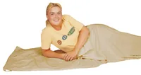 Eurotrail ETSB0201 Sacco a pelo rettangolare Cotone Beige