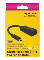 DeLOCK 63923 USB graphics adapter 1920 x 1200 pixels Black