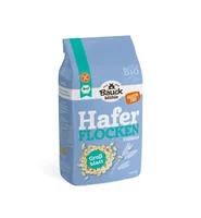 Bauck Mühle Haferflocken Grossblatt Glutenfrei, 475 g - Produkttyp: Getreide - Nährwertangabe pro: 100 g - Energiegehalt (in kj): 1560 KJ - Energiegehalt (in kcal): 370 Kcal - Fett: 6.7 g - Davon gesättigte Fettsäuren: 1.1 g