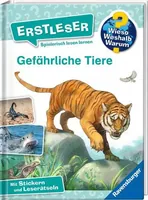 Ravensburger Kinder-Sachbuch WWW Erstleser: Gefährliche Tiere - Sprache: Deutsch - Altersempfehlung ab: 7 Jahren - Einband: Hardcover - Anzahl Seiten: 64 - Thema: Entdecken und Wissen - Altersgruppe: Kleinkinder