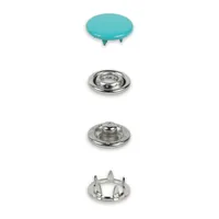 Prym Druckknöpfe Jersey 12 mm, Mint - Detailfarbe: Mint