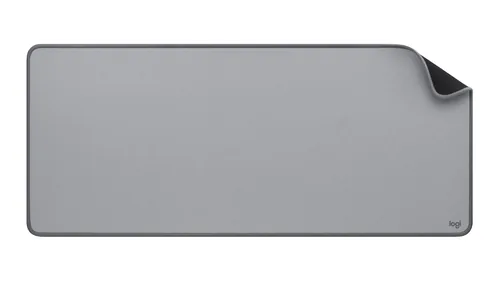 Logitech Mausmatte Desk Studio Series Grau - Tiefe: 300 mm - Breite: 700 mm - Detailfarbe: Grau - Form: Eckig - Höhe: 2 mm - Handgelenkauflage: Nein