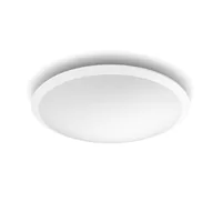 Philips Deckenleuchte Cavanal, 18 W, 1500 lm, 2700 K, Weiss - Leuchten Kategorie: Deckenleuchte - Betriebsart: Netzbetrieb - Lampensockel: LED fest verbaut - Farbtemperatur Kelvin: 2700 K - Dimmbar: dimmbar - Farbwiedergabeindex CRI: 80