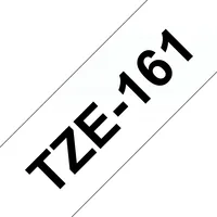 TZE-161 TAPE 36 MM - LAMINATED 8M BLACK ON COLORLESS