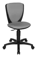 Topstar Kinder Bürostuhl High S'Cool, Grau - Produkttyp: Bürostuhl - Material Bezug: Polyester - Armlehnen: Nein - Material Fuss: Kunststoff - Rückenart: Netzrücken - Rollenart: Teppichbodenrollen