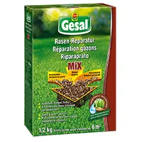 Gesal Rasen-Reparatur MiX 1.2 kg - Max. ausreichend für: 6 m² - Volumen: 1.2 kg - Rasenart: Universal-Rasen