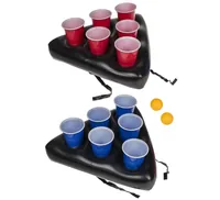 Partyartikel Aufblasbares Accessoire Beer Pong Helm - Packungsgrösse: 1 Stück - Produkttyp: Aufblasbares Accessoire - Material: Kunststoff - Detailfarbe: Rot - Blau - Schwarz - Motto: Universal