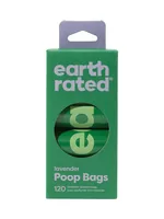 Earth Rated Hundekotbeutel 8 Nachfüllrollen, 120 Stück, Lavendel - Zubehörtyp: Beutel - Tierart: Hund