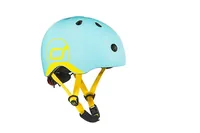 Scoot and Ride Kinderhelm Blueberry Blau/Gelb, XXS-S/45 - 50 - Einsatzbereich: Kinder- & Jugendhelme - Scooter- & Skatehelme - Altersgruppe: Kinder - Verschluss: Magnetraster - Helmtyp: Halbschale - Nachhaltigkeit: Nicht angegeben - Kopfumfang von: 45 cm