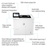 HP LaserJet Enterprise M611dn 1200 x 1200 DPI A4 Wifi