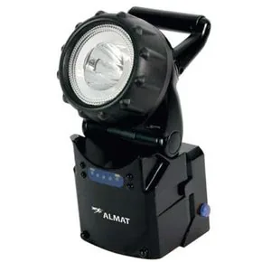 Almat Notleuchte SPOTLIGHT LED - Betriebsart: Batteriebetrieb - Netzbetrieb - Notbetriebsdauer: 4 h - Anwendungsbereich: Outdoor - Leuchtmittel mitgeliefert: Ja - Leuchtenfarbe: Schwarz - Lampensockel: LED fest verbaut