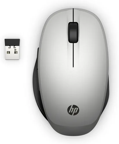HP Maus 300 Dual Mode Kabellos BTUSB-A Weiß