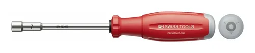 PB Swiss Tools Steckschlüssel-Schraubenzieher PB 38200.7-100 Sechskant 7 mm - Schraubenziehertyp: Innensechskant - Steckschlüssel-Schraubenzieher - Anwendungsbereich: Universal - Werkstatt - Grösse: 7