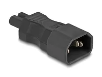 Delock Adapterstecker IEC60320 C14 - C7, gerade - Detailfarbe: Schwarz - Stromanschluss Seite A: C14 - Schalter: Nein - Stromanschluss Seite B: C7 - Typ: Montagestecker