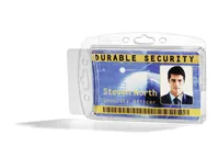 DURABLE Doppelbox f 2 Betriebsausweise 54x85mm 10er Pck