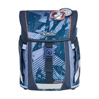 Herlitz FiloActive XL Plus TechMech school bag set Boy Polyester Blue, Orange