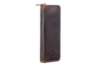 Alpenleder Etui Zwoa, Old Havana - Gefüllt: Nein - Etui-Art: Schlamperetui - Material: Leder - Detailfarbe: Braun