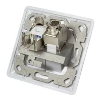 Logilink Dose 2 Module pur weiß Keystone Face Plate