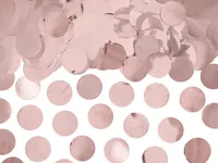 Partydeco Streudeko Kreise Roségold - Motiv: Kreis - Material: Folie - Detailfarbe: Rosegold