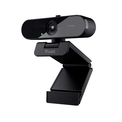 Trust Webcam TW-200 Full HD - Eingebautes Mikrofon: Ja - Schnittstellen: Type-A USB 2.0 - Webcam Auflösung: 1920 x 1080 (Full HD)