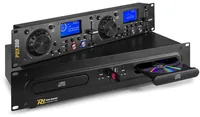 Power Dynamics Doppel Player PDX350 - Features DJ Player: USB-Eingang - MP3-fähig - Anti Shock - Ausführung DJ Player: Doppel Player