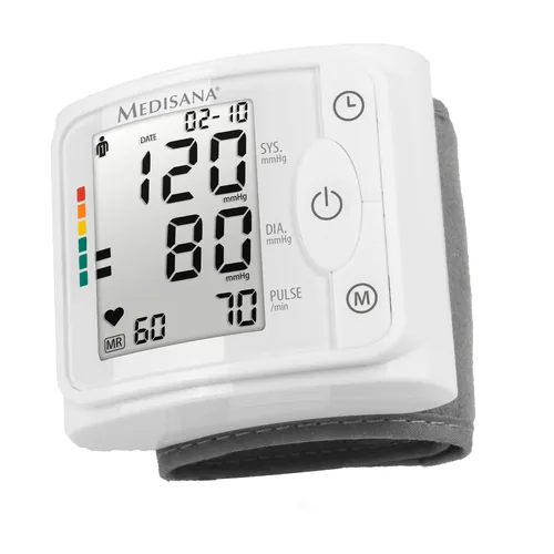 Medisana Blutdruckmessgerät BW320 - Touchscreen: Nein - Messpunkt: Handgelenk - Umfang min.: 12.5 cm - Umfang max.: 21.5 cm - App kompatibel: Nein