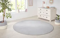 Hanse Home Teppich Nasty 133 cm x 133 cm, Silber - Eigenschaften: Keine Eigenschaft - Zertifikate: Keine Zertifizierung - Breite: 133 cm - Länge: 133 cm - Motiv: Ohne Motiv - Detailfarbe: Silber