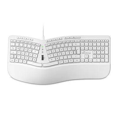 MediaRange kabelgeb. ergonomisch Multimedia Tastatur,1.8m